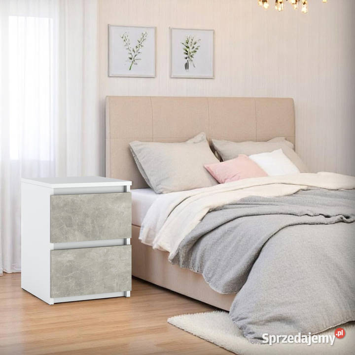 Szafka Nocna 2 Szuflady Nowoczesny Stolik Rtv Elbląg