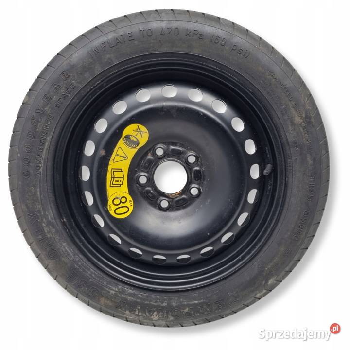 KOŁO DOJAZDOWE 12585 R16 1S71MF 5x108 dojazdówka Samochodowe Chełm