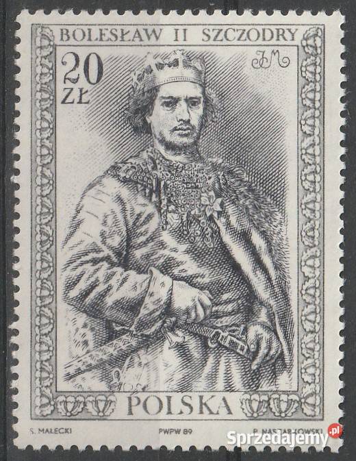POLSKA POCZET KRÓLÓW BOLESŁAW II SZCZODRY CZYSTY Łódź