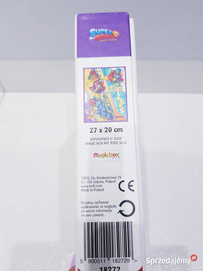 Edukacyjne puzzle Super Zings dzieci 3 Dąbrowa Górnicza