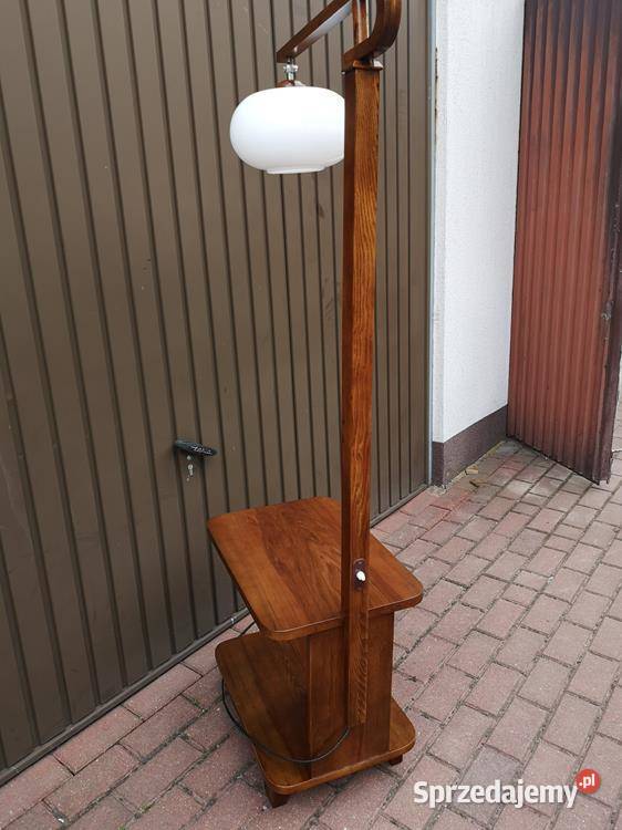 Lampa Podłogowa Ze Stolikiem Art Deco Stojąca Meble Swarzędz