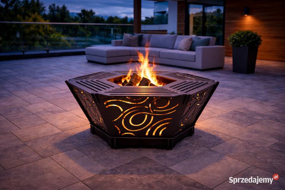 Palenisko ogrodowe PREMIUM 3 mm grill ruszt 7575 śląskie Sączów