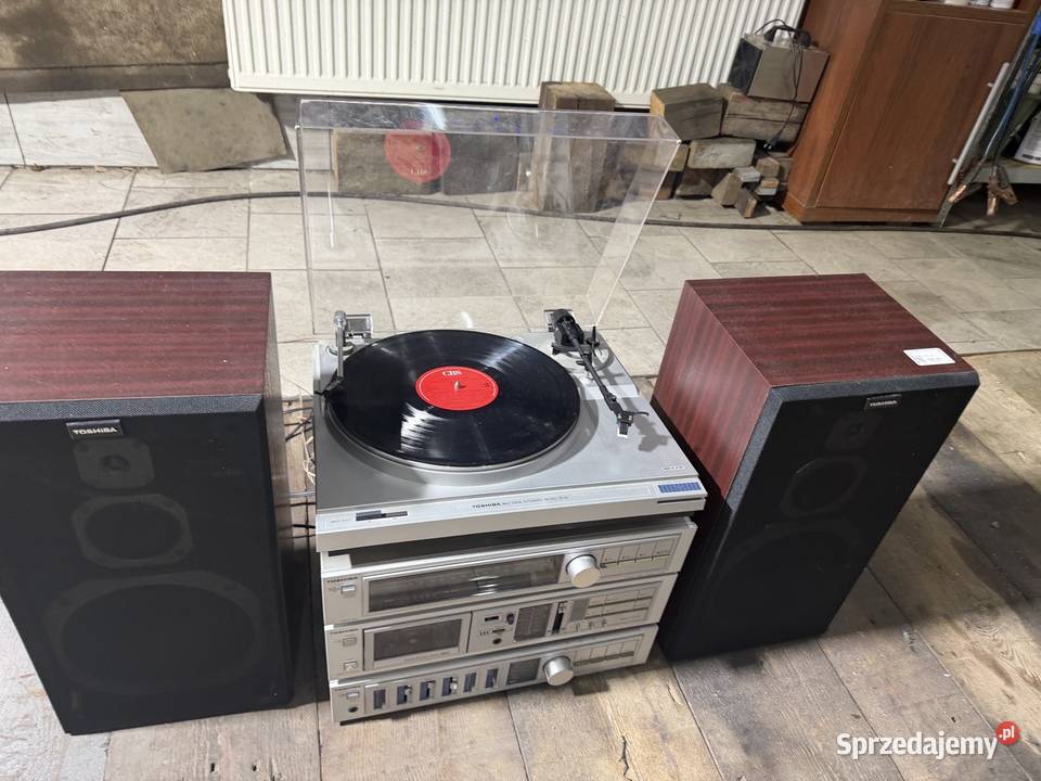 Gramofon stereo składanka TOSHIBA stan super dolnośląskie