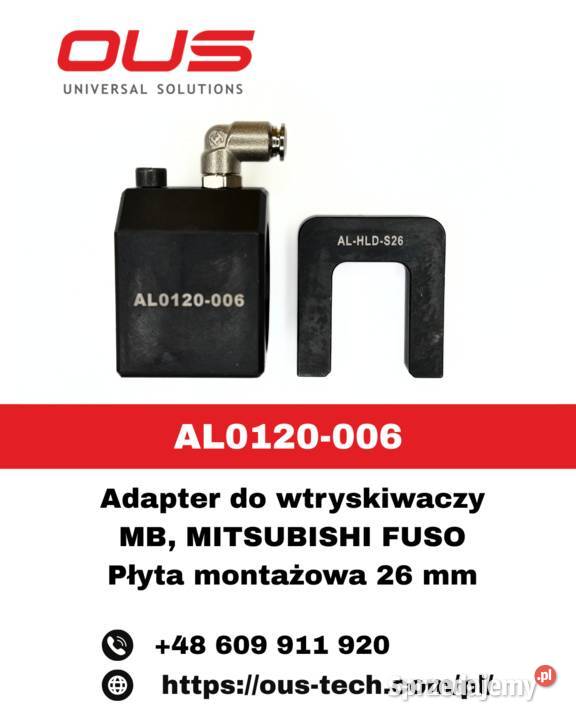 AL0120006 Adapter do wtryskiwaczy CRIN Bosch MB Warszawa sprzedam