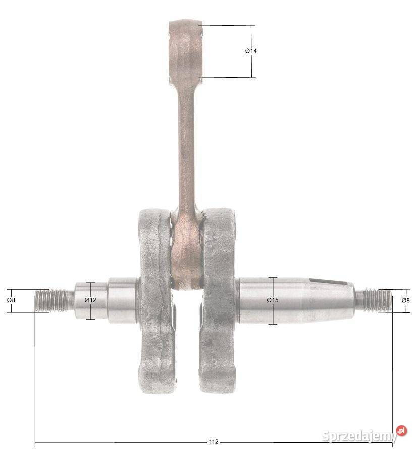 Wał korbowy Mitsubishi TB50 KD01045BA sprzedam