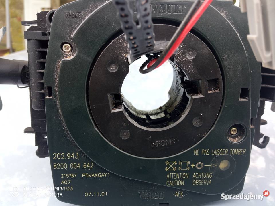 Przełącznik zespolony w kierownicy renault panele sterowania, przełączniki Posługowo