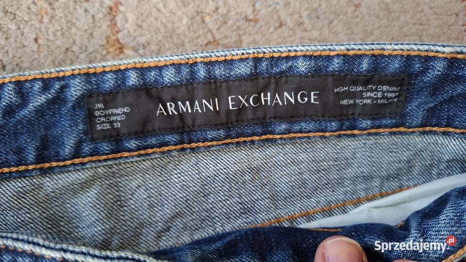 Armani Exchange jeansy damskie boyfriend r 33R Zamość