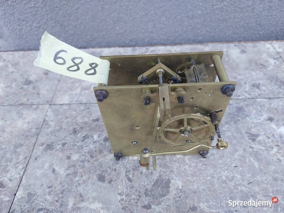 688 Mechanizm starego zegara ściennego pełna Tczew