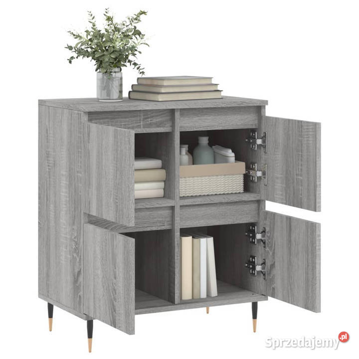 Komoda szary dąb sonoma 60x35x70 materiał Warszawa