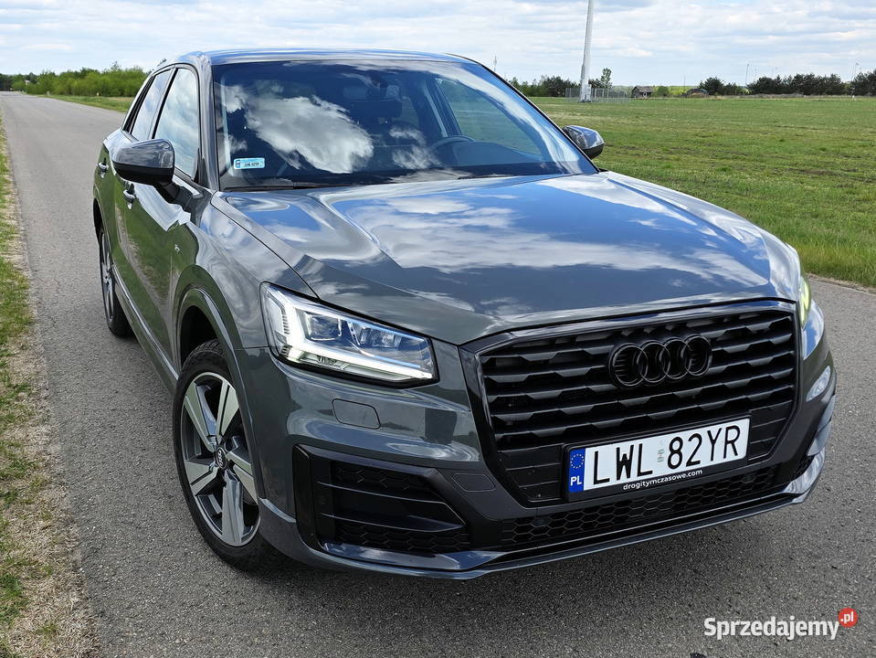 Audi Q2 100 ASO szare z pakietem czerń