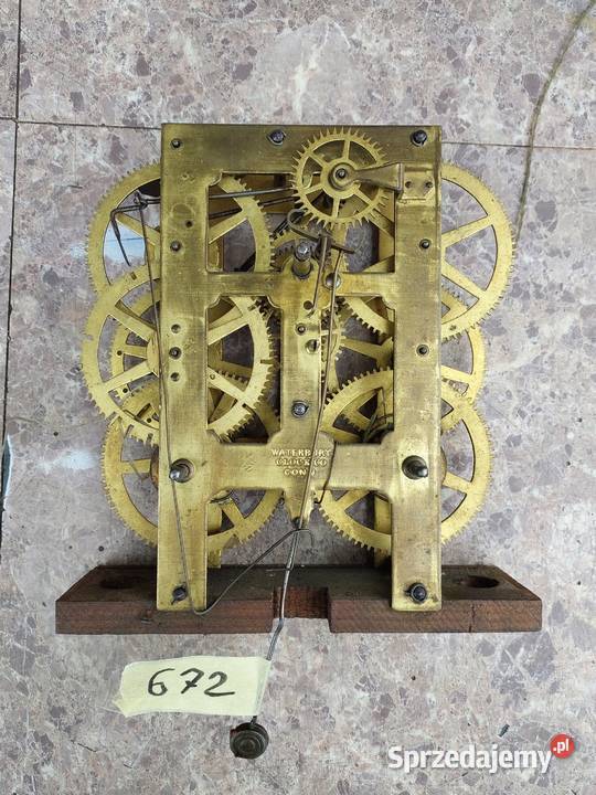 672 Mechanizm starego zegara ściennego pomorskie Tczew sprzedam