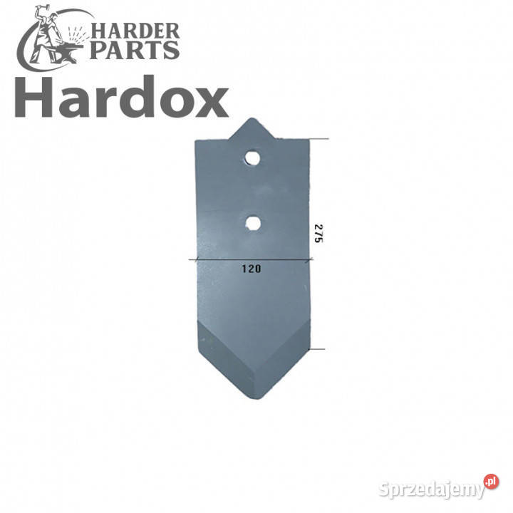 Dziób redlicy HARDOX AP701/S części do grubera agregatu KOS