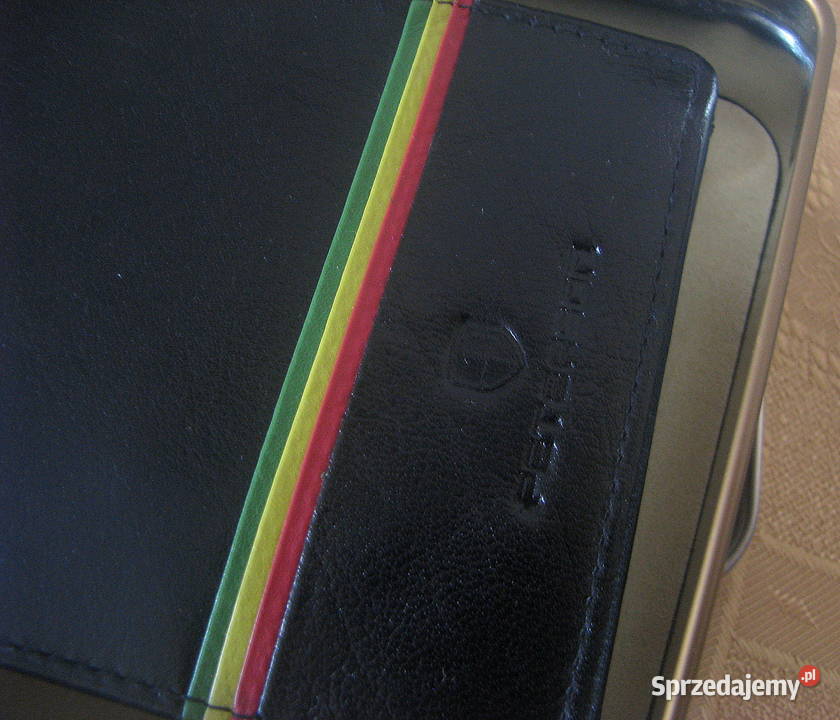 Portfel męski PETERSON skórzany poziomy Łapy