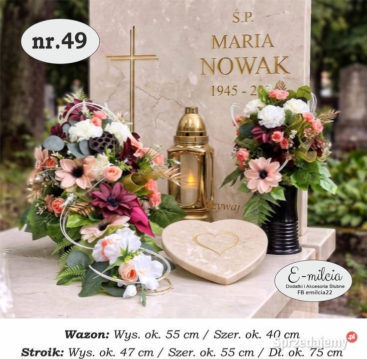 Komplet Stroików na Pomnik Cmentarz DOSTĘPNY Zielona Góra