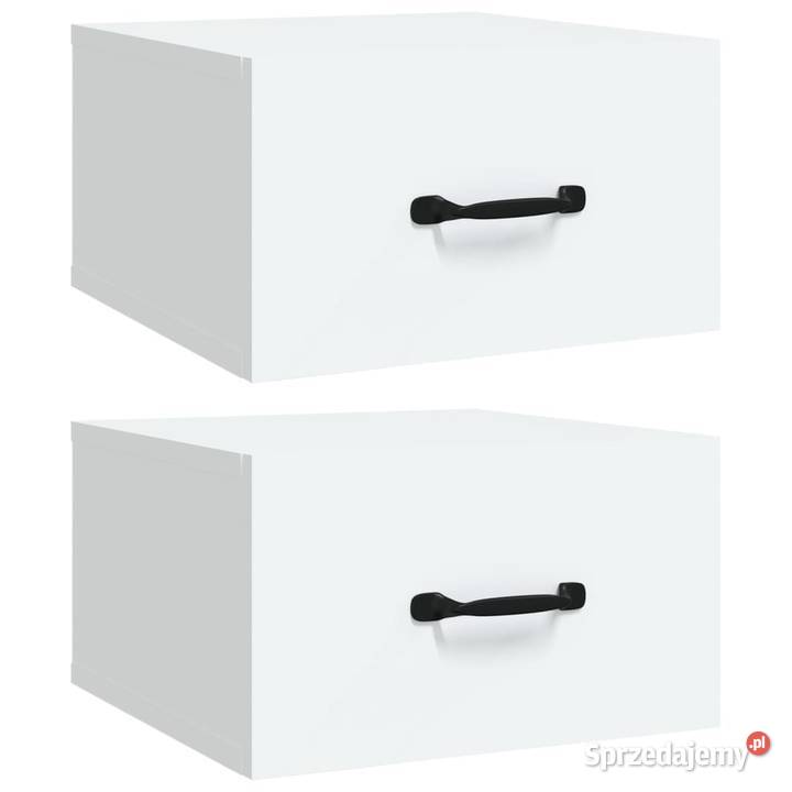 vidaXL Wiszące szafki nocne 2 białeSKU812853 Warszawa