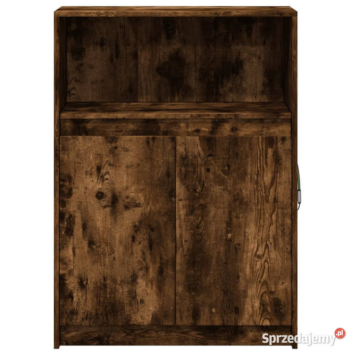 Szafka z LED przydymiony dąb 72x34x100 WM852163 Warszawa