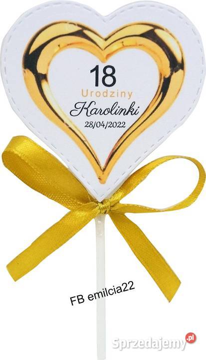 Lizaki z dedykacją Podziękowanie URODZINY Zielona Góra