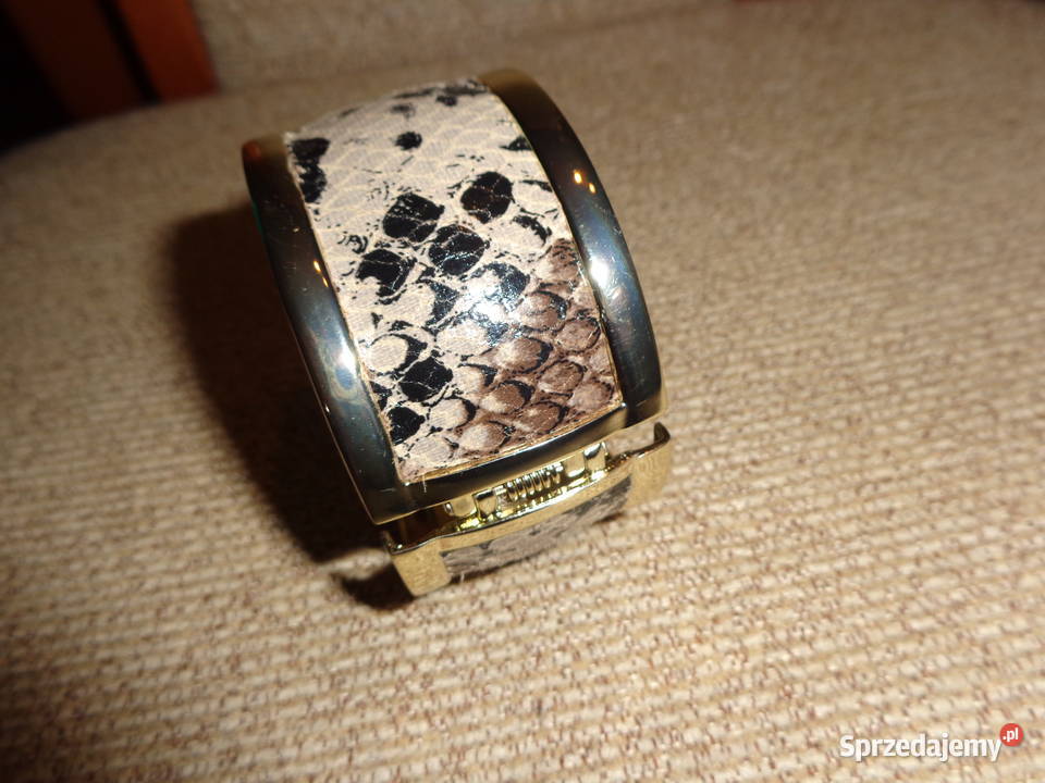 Bransoletka sciskowa z panterką Poznań sprzedam