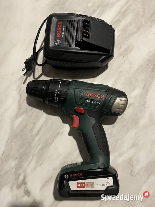 Wkretarka udarowa Bosch PSB 18V z akumulatorem i Rzekuń sprzedam