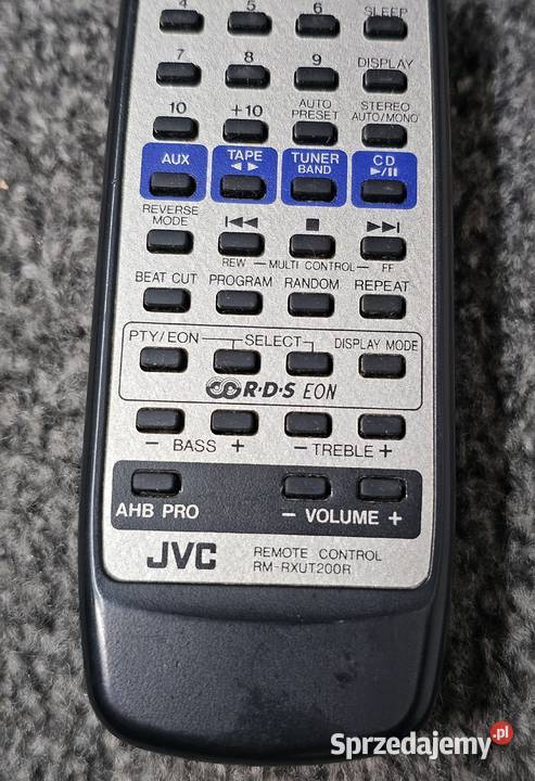 Pilot audio JVC RMRXUT200R Wieże i miniwieże Kraków