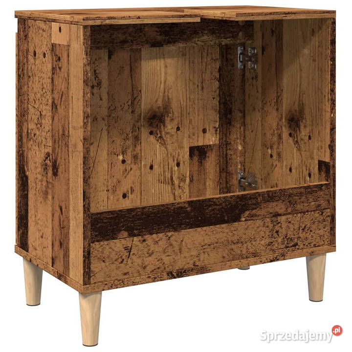 Szafka pod umywalkę stare drewno 58x33x60 mazowieckie Warszawa