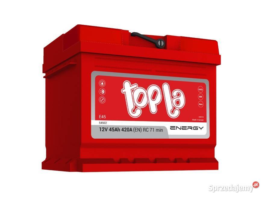 Akumulator TOPLA ENERGY 45Ah 420A P MARCO Siedlce
