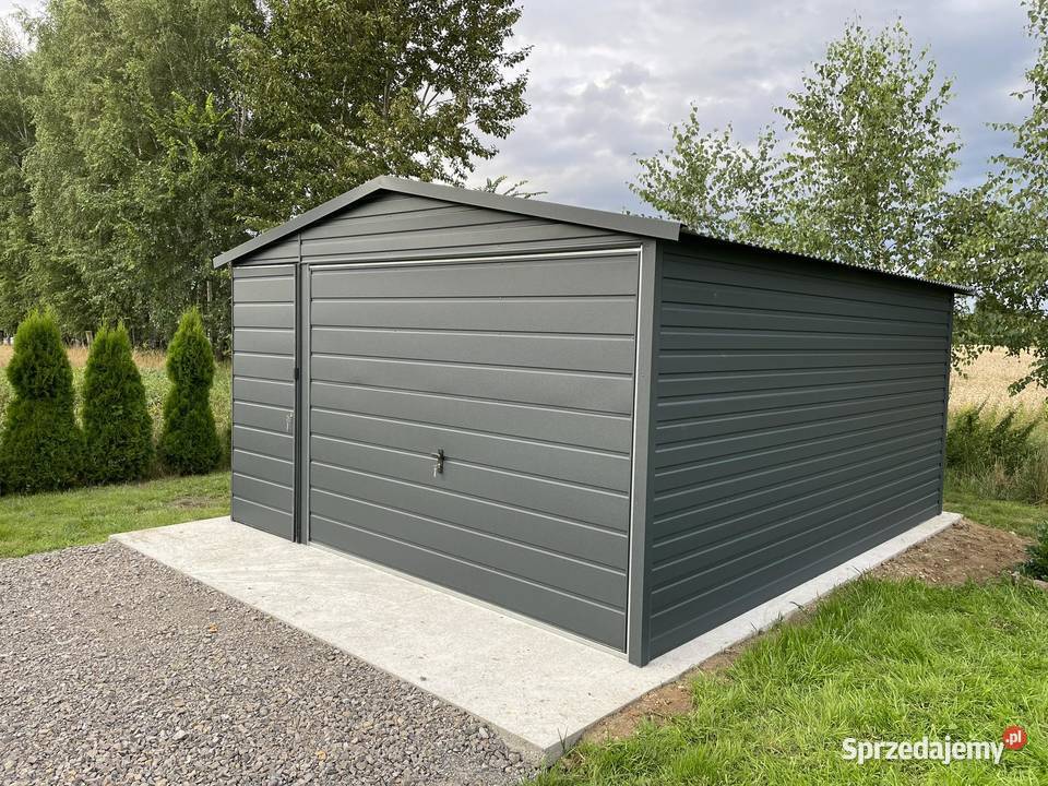 Garaż blaszany 4x5 WZMOCNIONY PROFILAMI Rybnik
