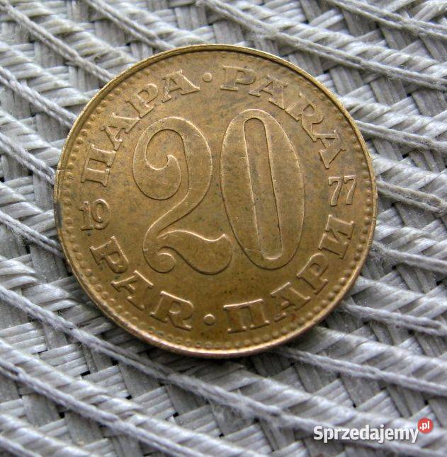 Jugosławia 20 Para 1977r