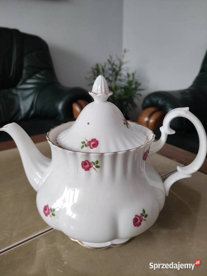 Antyczne porcelanowe czajniki imbryki Anglia Janów Lubelski