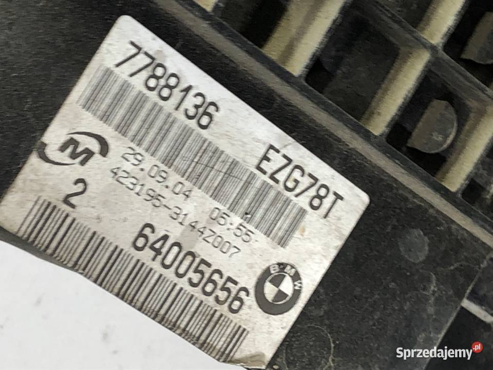 CHŁODNICA WODY BMW E83 20 150 7788136 0311