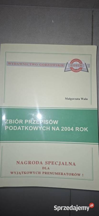 Publikacja PrawnoPodatkowa 2004 Unikatowe Leszno