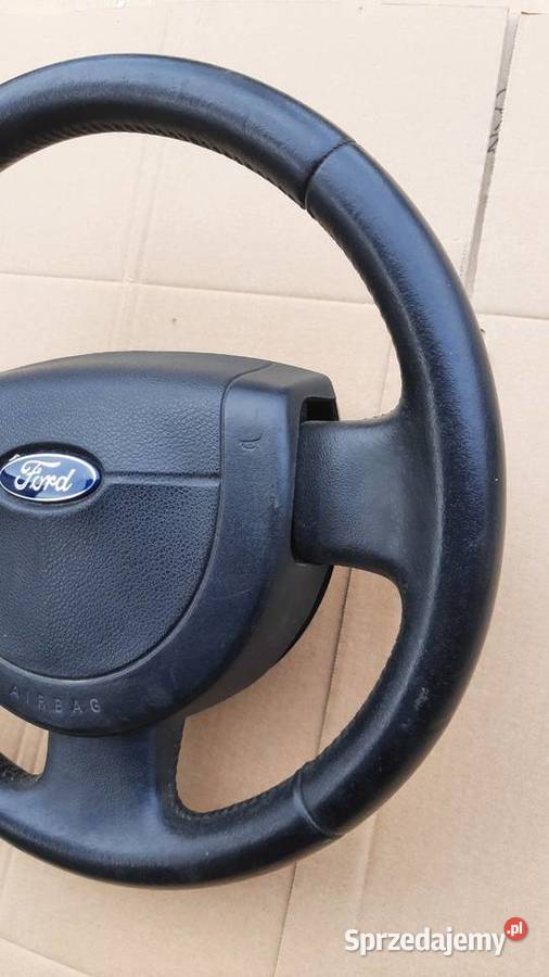kierownica skórzana Ford Fiesta mk6 0208r Fusion Dębno