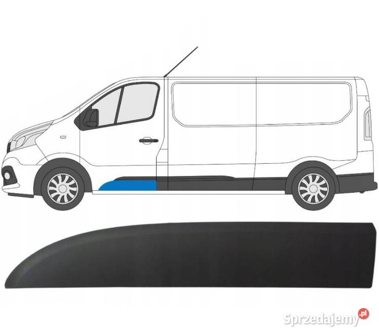 NV300 Trafic Vivaro Talento listwa na drzwi Łódź