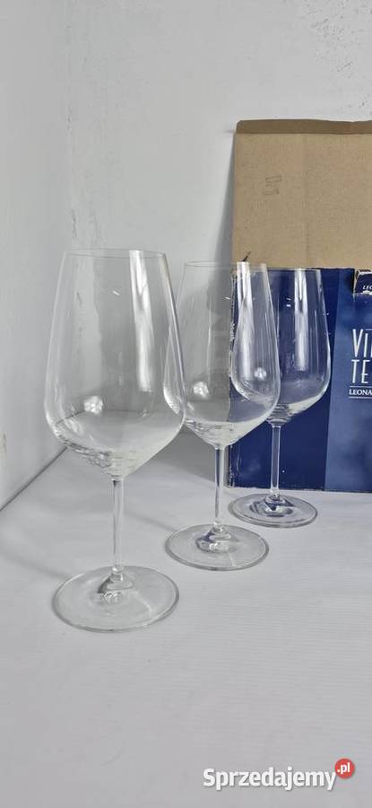 NOWE Kieliszki do Czerwonego Wina Leonardo Biłgoraj