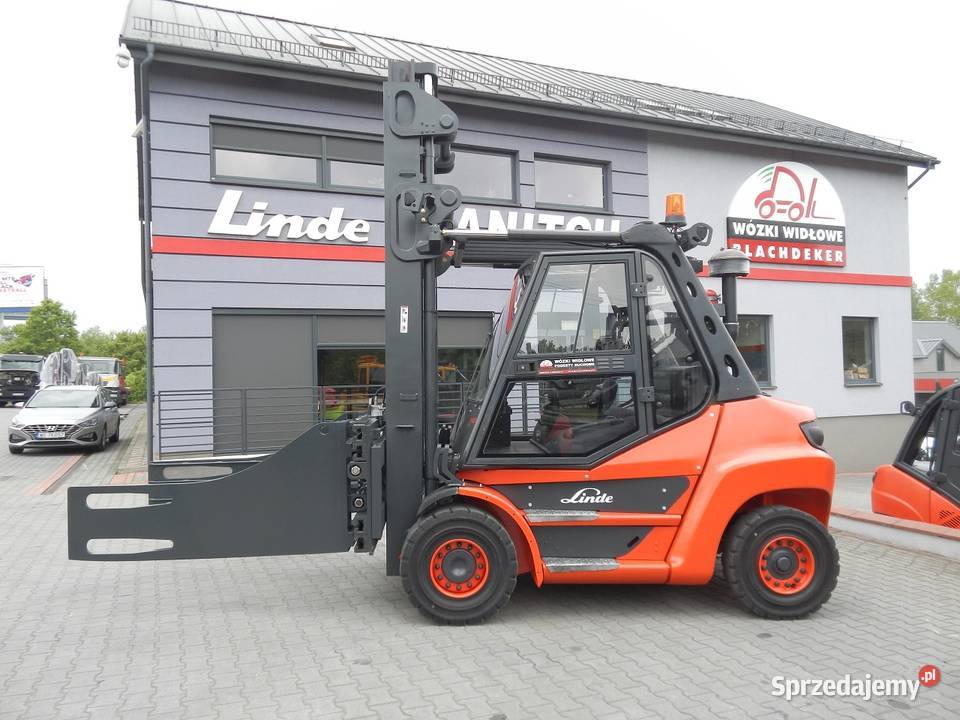Wózek widłowy Linde H60D03 Chwytak do bel Stabau Mogilany