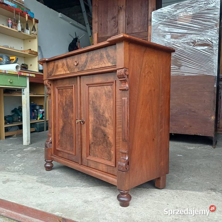 Komoda eklektyczna orzech czeczot renowacji Suchorzew sprzedam