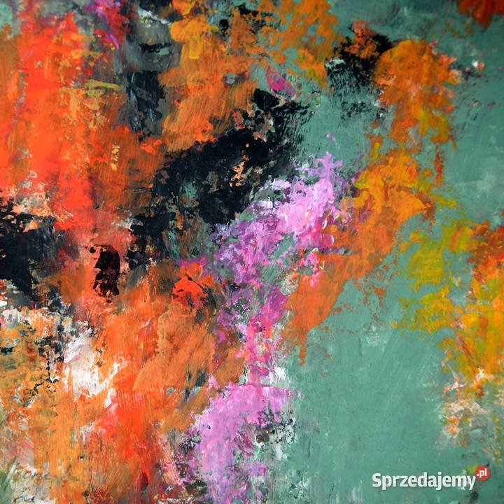 Secret garden 1 obraz abstrakcyjny nowoczesny