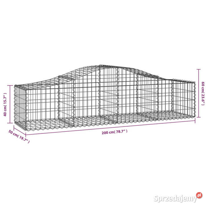 Kosze gabionowe 14 200x50x4060 galwanizowane Pozostałe Warszawa