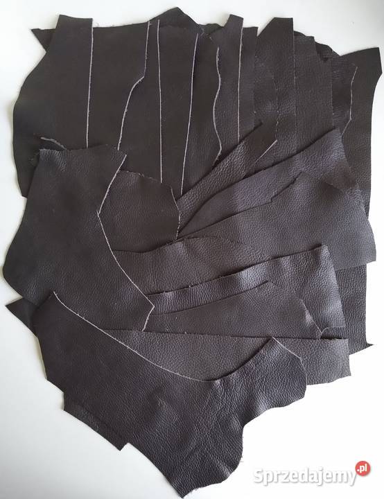 Skóra 755 g Licowa Włoska średnie i małe kawałki Rękodzieło Gdańsk