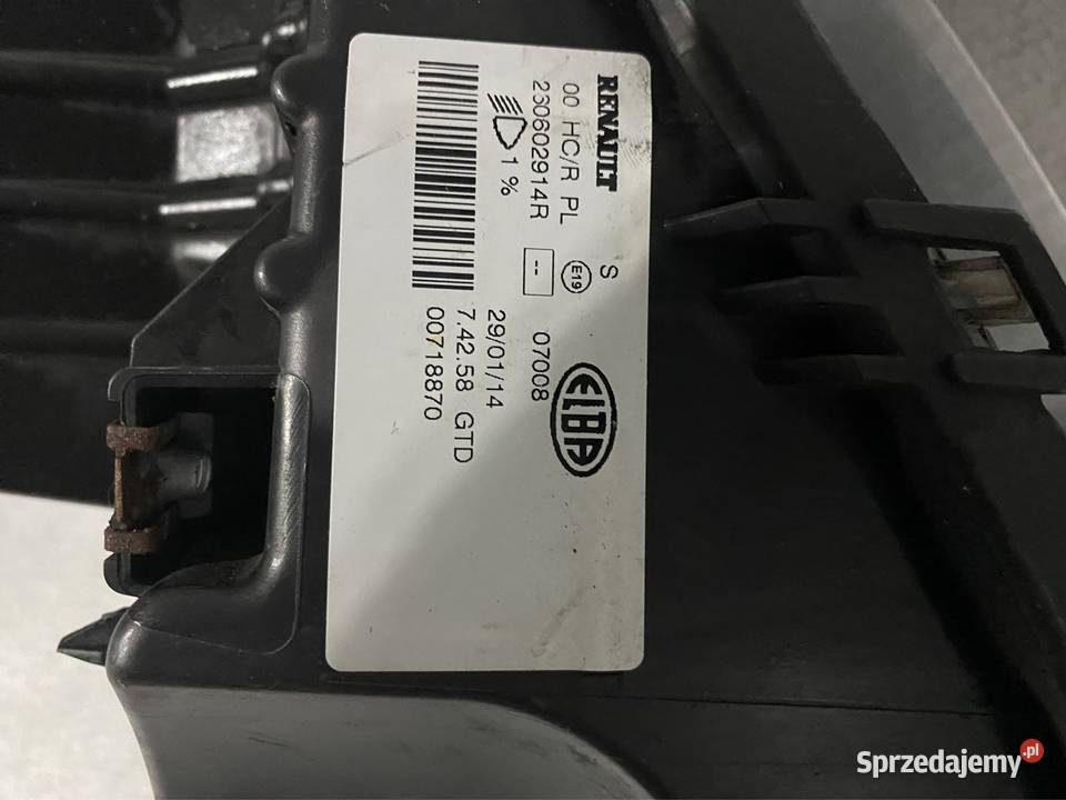 Lampa lewy przód Dacia Sandero I 0813 lewe Jasienica sprzedam