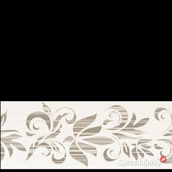 Dekor Organza brąz Flower 20 x 50 Opoczno Białogard