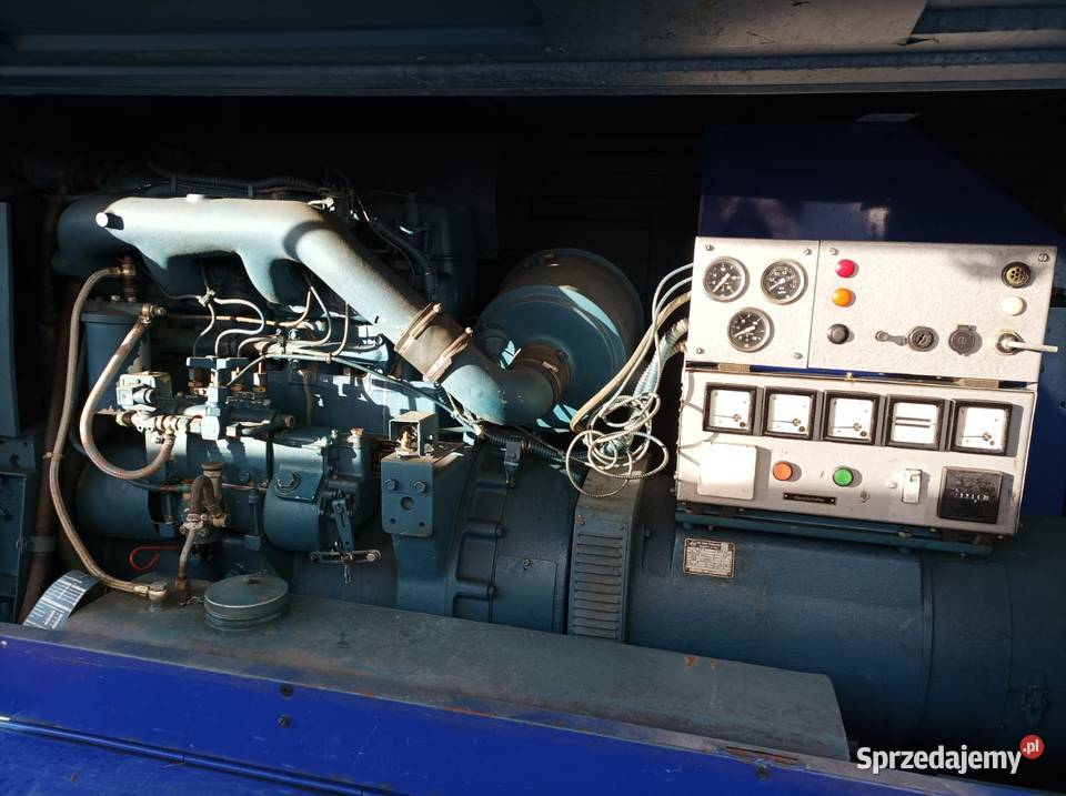 Agregat Generator Prądotwórczy VEB FIMAG 60 Kva 400h pomorskie Sierakowice