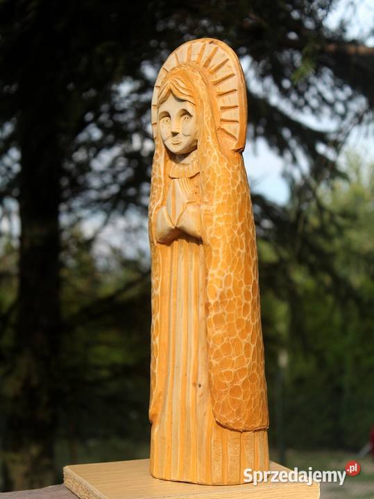 Święta Maria matka Jezusa rzeźba ludowa wielkopolskie Gniezno sprzedam