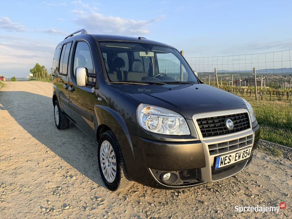 Fiat Doblo Malibu 14 Benzyna 80 Klimatyzacja Hak relingi dachowe Jasło