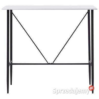 vidaXL Stolik barowy biały 120 x 60 x 110 Stoliki kawowe i ławy