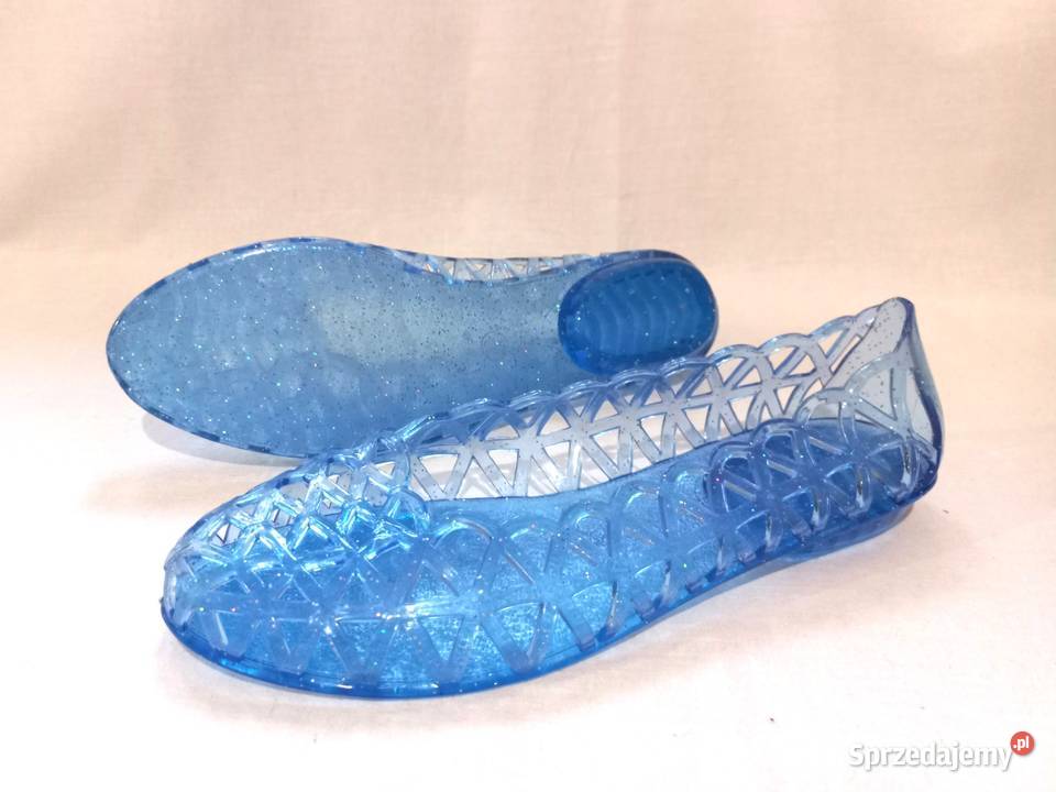 BUTY niebieskie BALERINY Do Wody i Nie r 38