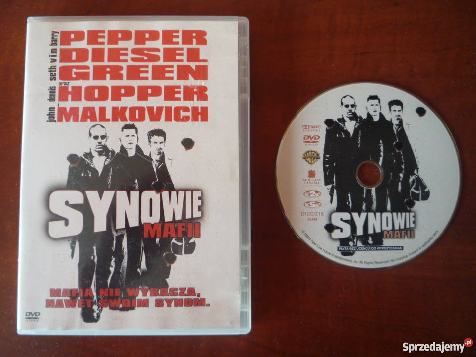 Film DVD Synowie Mafii Pepper Diesel Hopper Szczecin