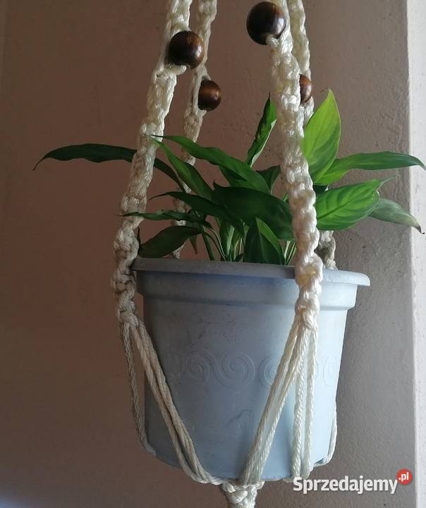 Makrama Kwietnik Wiszący Łódź