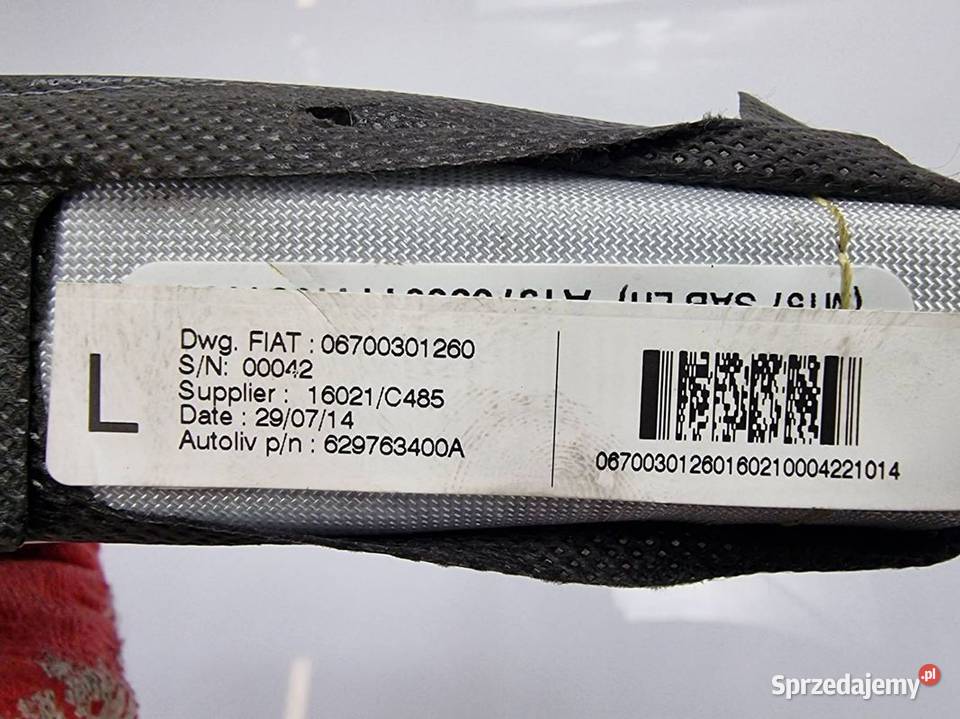 PODUSZKA AIRBAG MASERATI GHIBLI 629763400A Lipno sprzedam