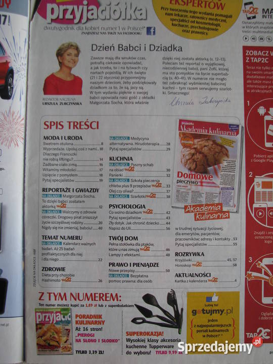 Przyjaciółka z 2017 i 2018 r dwutygodnik Czasopisma Brzegi